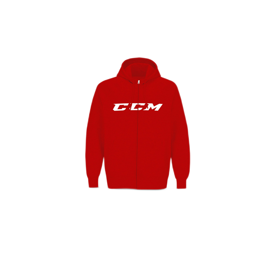 DETSKÁ MIKINA CCM CVC FULLZIP HOODY RED 